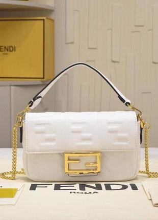 Сумка кожаная fendi lux