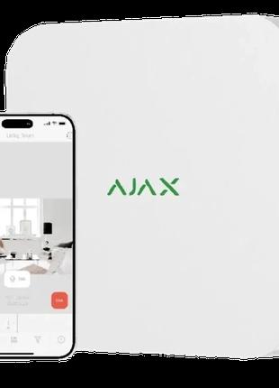 Ajax NVR (8ch) (8EU) white Мережевий відеореєстратор