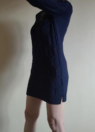 Вязаное короткое платье туника италия