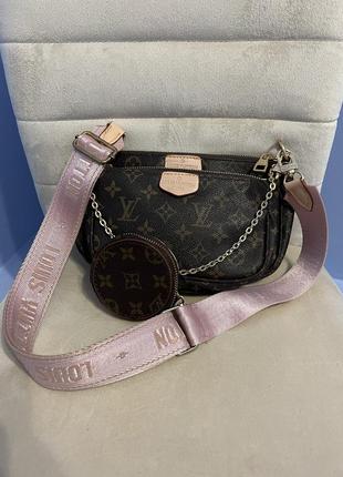 Женская сумка из эко-кожи луи виттон louis vuitton lv молодежн...