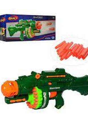 Автомат-кулемет Бласт з мʼякими патронами Limo Toys 7002