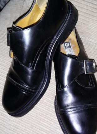 Кожаные туфли премиум-класса c&amp;a westbury monk black, разм...