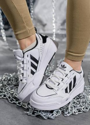 Жіночі кросівки adidas originals adi2000 all white black