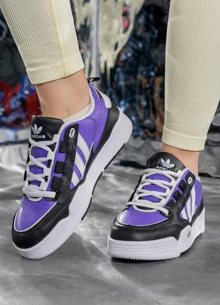 Жіночі кросівки adidas originals adi2000 black white purple