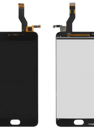 Дисплей (LCD) Meizu M3 Note (версия L681h) с сенсором черный