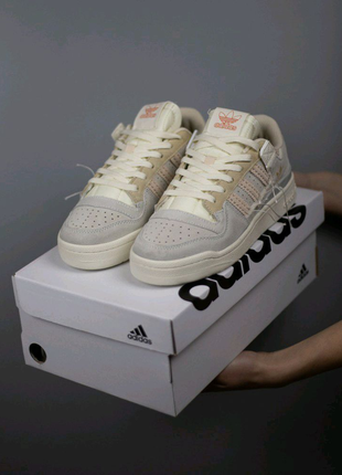 Жіночі кросівки Adidas Forum 84 Low “Off white” Grey Beige