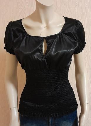 Шикарная блузка чёрного цвета guess, 💯 оригинал, молниеносная ...