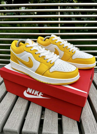 Кроссовки Nike Air Jordan 1 low (yellow)