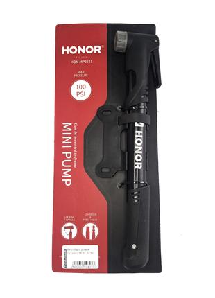 Насос для велосипеда ручной с креплением на раму "Honor" QT-021