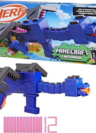 Бластер Нерф Дракон Nerf Minecraft Ender Dragon Blaster F7912