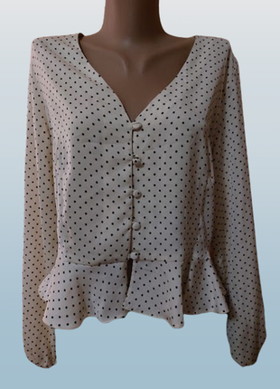 💛💛💛стильная легкая женская кофта, блузка с баской dorothy perk...