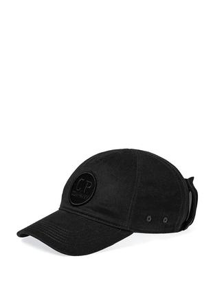 Мужская черная кепка C.P. Company с линзами