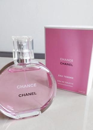 Chanel chance eau tendre женский парфюм духи шаннель шанс розовая