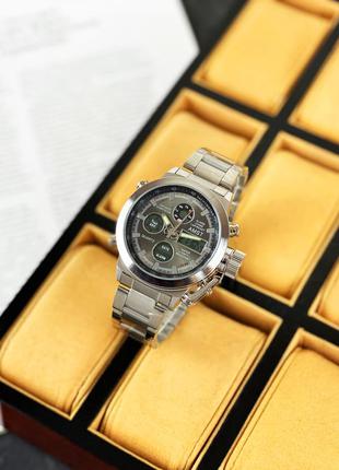 Стильные часы на подарок мужчине армейские ⌚️ amst 3003