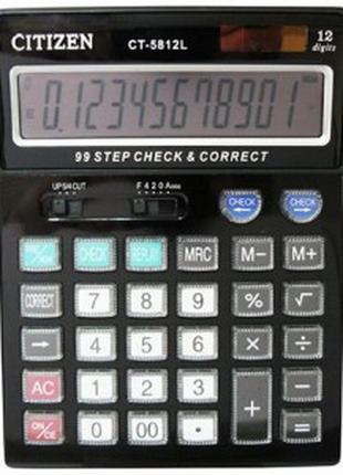 Калькулятор CITIZEN CT-5812L двойное питание (60)