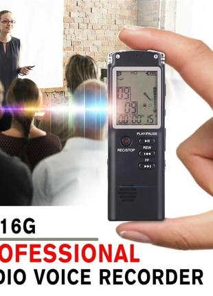 Диктофон профессиональный 16ГБ + mp3 плеер T60