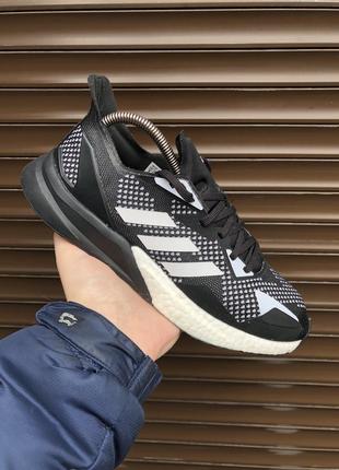 Adidas x9000l3 m black/white 41р 26см кросівки для бігу оригінал