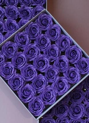 Кучерявая мыльная роза фиолетовая для создания роскошных неувя...