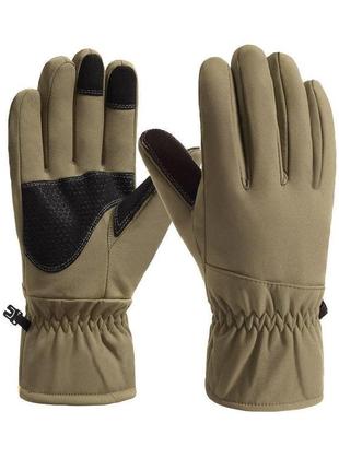 Тактичні зимові рукавички олива, краща якість, original