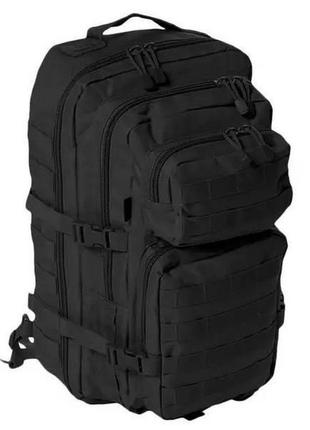 Тактичний рюкзак однолямковий 36 л mil-tec чорний, краща якіст...