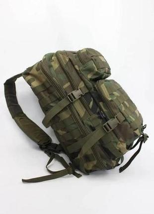 Тактичний штурмовий рюкзак однолямковий 29 л mil-tec камуфляж,...