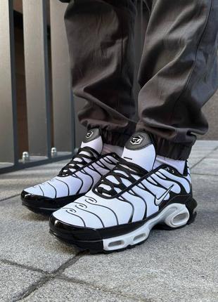 Nike air max plus tn white black.артикул: s1234