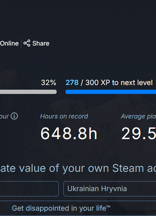 Steam акаунт, 70 ігор