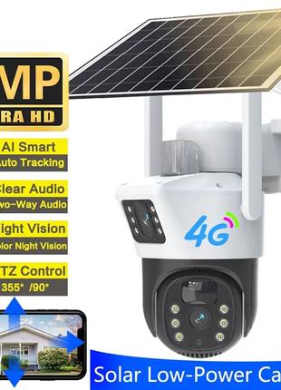 4G Поворотная IP камера V36 Уличная видео камера с поддержкой ...