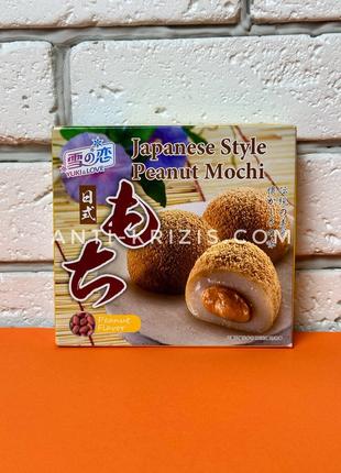 Пирожное моти Peanut flavor yuki&love; 140 г. (4х35) (Taiwan) ...