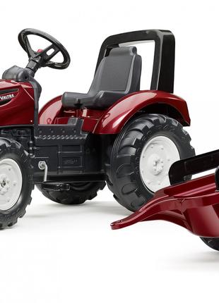 Детский трактор на педалях с прицепом Falk 4000AB VALTRA S4 (к...