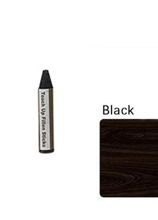 Восковий олівець для реставрації меблів Touch Up Filler Black