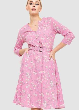 Платье софт, цвет розовый, 230r032-2
