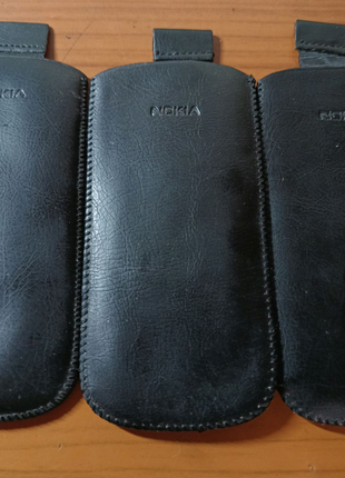 Чехол -карман кожа для Nokia 6300 / 6700