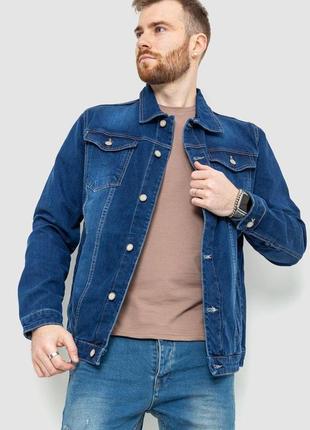 Джинсова куртка чоловіча, колір синій, 157r0110
