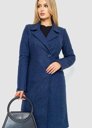 Пальто жіноче, колір синій, 186r290
