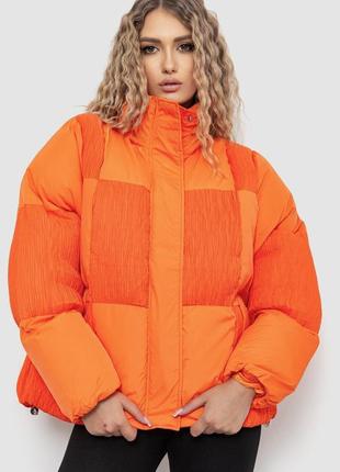 Куртка жененская демисезонная, цвет оранжевый, 129r8017