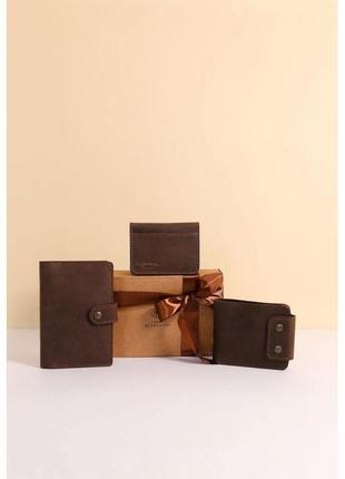 Мужской подарочный набор кожаных аксессуаров лион