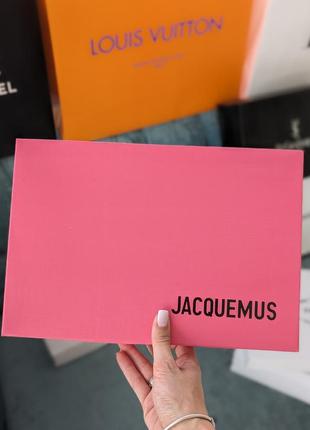 Фирменная упаковка коробка jacquemus, упаковка на подарок. под...