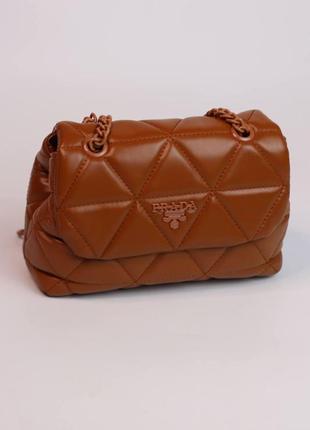 Женская сумка prada nappa spectrum brown, женская сумка, сумка...