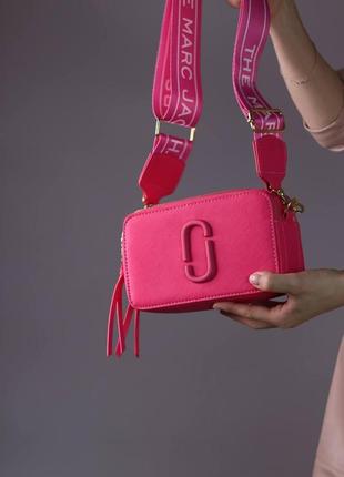 Женская сумка marc jacobs logo pink, женская сумка марк джейко...