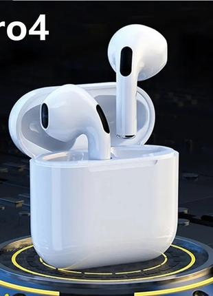 Беспроводные наушники для iPhone pro4 сенсорные белые