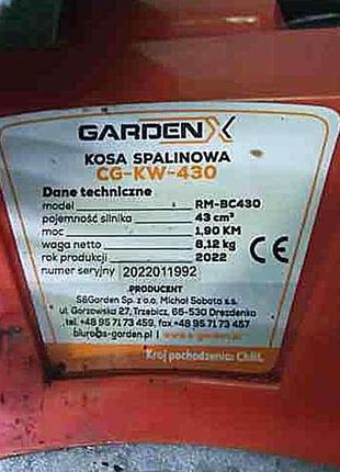 Газонокосарка тример мотокоса Б/У GardenX CG-KW-430