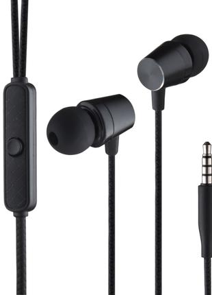 Наушники USAMS EP-42 3.5mm In-ear Earphone 1.2M Black