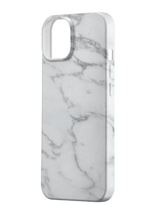 Чохол Lum iPhone 13 Marble White