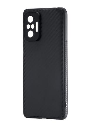 Чехол Carbon TPU Xiaomi Redmi Note 10 Pro 4G/Note 10 Pro Max 4...