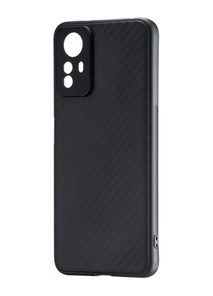 Чохол Carbon TPU Xiaomi Redmi Note 12 S 4G Black