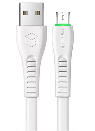 Кабель McDodo Flying Fish Series Micro USB Data Cable with LED...