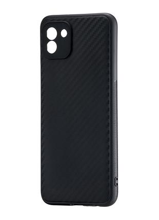 Чехол Carbon TPU Samsung A03 (A035) Black