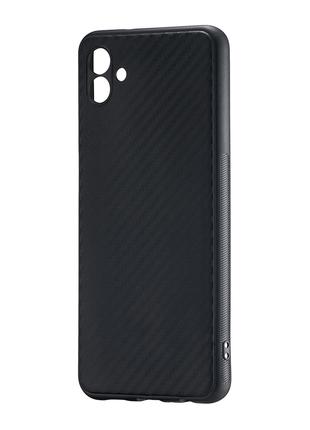 Чехол Carbon TPU Samsung A04 (A045) Black