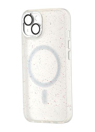 Чохол Splatter with MagSafe iPhone 13 White